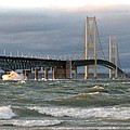 Stormy Straits of Mackinac